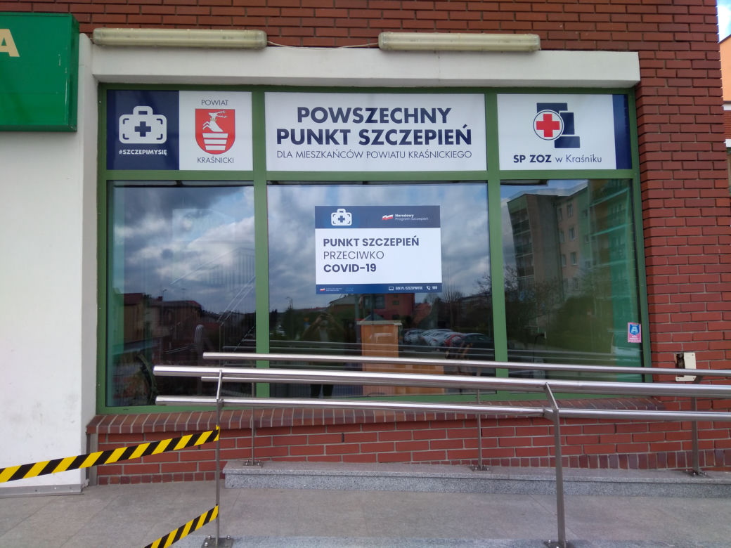 Pierwszy Punkt Szczepień Masowych na Lubelszczyźnie znajduje się w Kraśniku