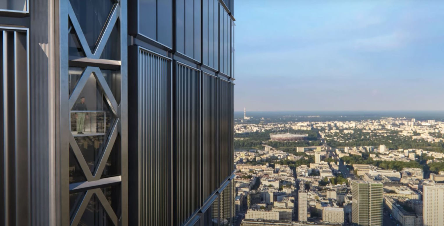 Niesamowite tarasy widokowe na Varso Tower