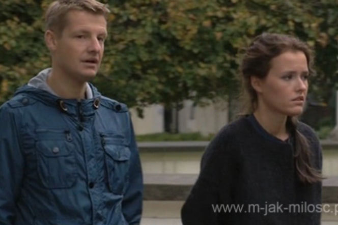''M jak miłość'' Paweł (Rafał Mroczek) Ala (Olga Frycz)