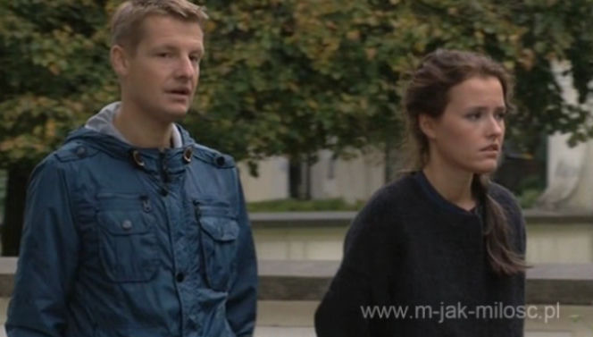 ''M jak miłość'' Paweł (Rafał Mroczek) Ala (Olga Frycz)