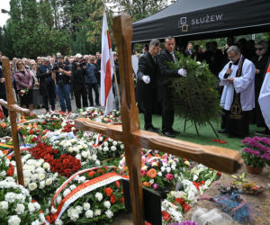 Alaksandr Milinkiewicz spoczął na warszawskich Powązkach