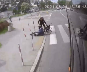 Bohaterskie zachowanie kierowcy autobusu