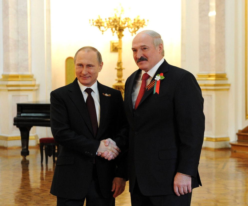 Władimir Putin i Alaksandr Łukaszenka
