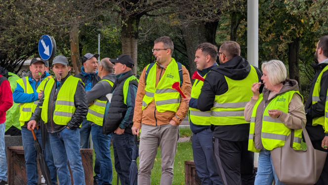 Pikieta przed Grupą Azoty
