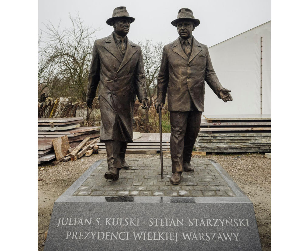 Nowy pomnik na bulwarach. Starzyński i Kulski. 