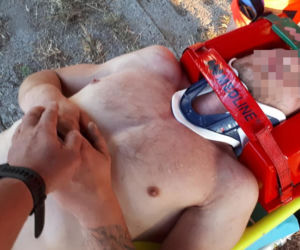 Elbląg: Skoczył na główkę do płytkiej wody. Dramat na oczach dziecka!