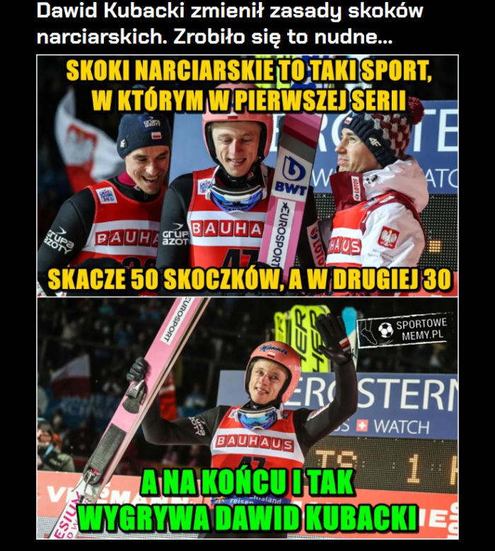 Dawid Kubackim królem Titisee-Neustad [MEMY]