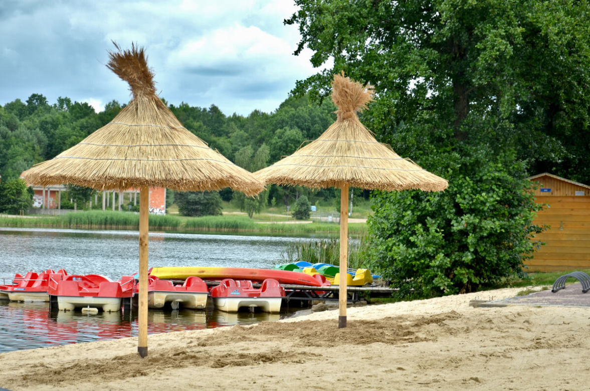 W Siemiatyczach jak w ciepłych krajach. Tak zmieniła się plaża nad zalewem [ZDJĘCIA]