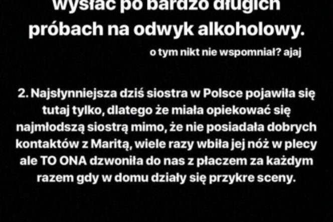 Daniel Majewski komentuje nieporozumienie między Deynn a jej siostrą