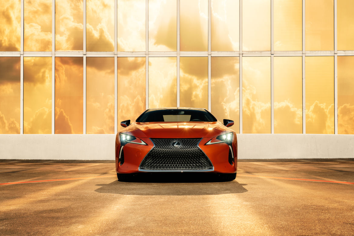 Lexus LC w kolorze Blazing Carnelian