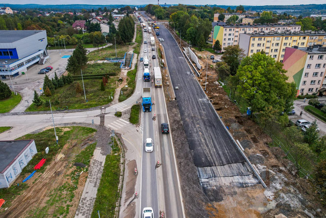 Przebudowa DK94 w Olkuszu - stan na listopad 2025 r.