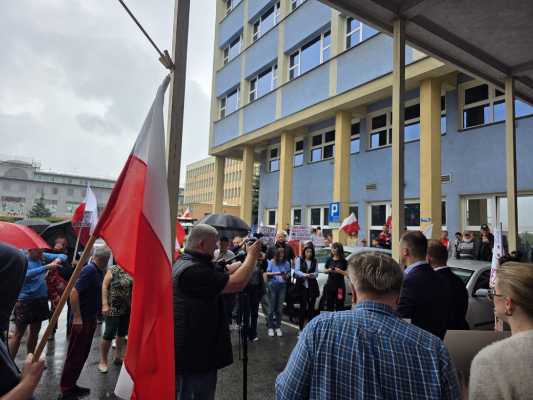 Protest Konfederacji w Siedlcach zgromadził ok. 600 osób
