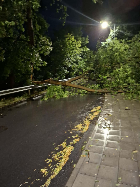 Zalane Starachowice. Widoki po burzy 1.07.2026