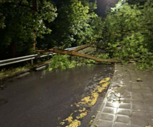 Zalane Starachowice. Widoki po burzy 1.07.2026