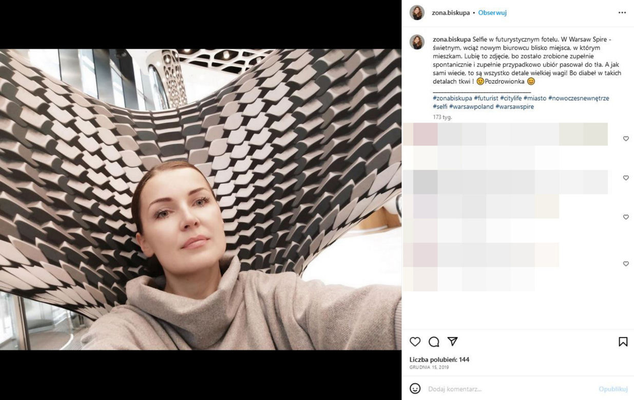 Żona biskupa Ewa Wasilewska-Kamińska