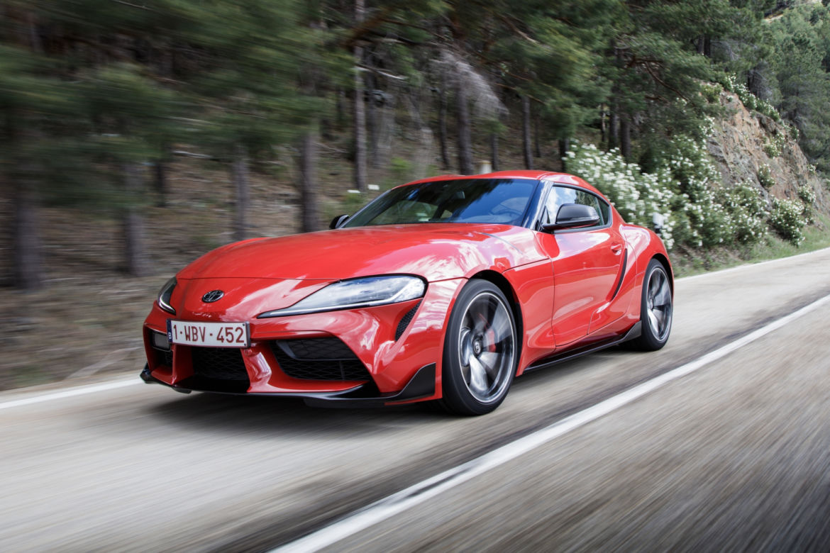 Toyota GR Supra w kolorze Renaissance Red