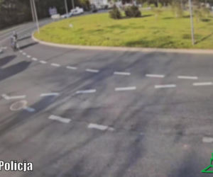 Zderzenie samochodu i motocykla