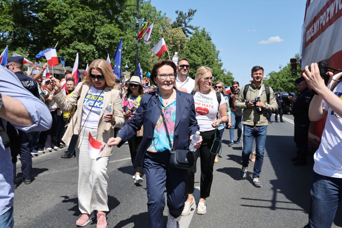 Marsz 4 czerwca. Tłumy w Warszawie