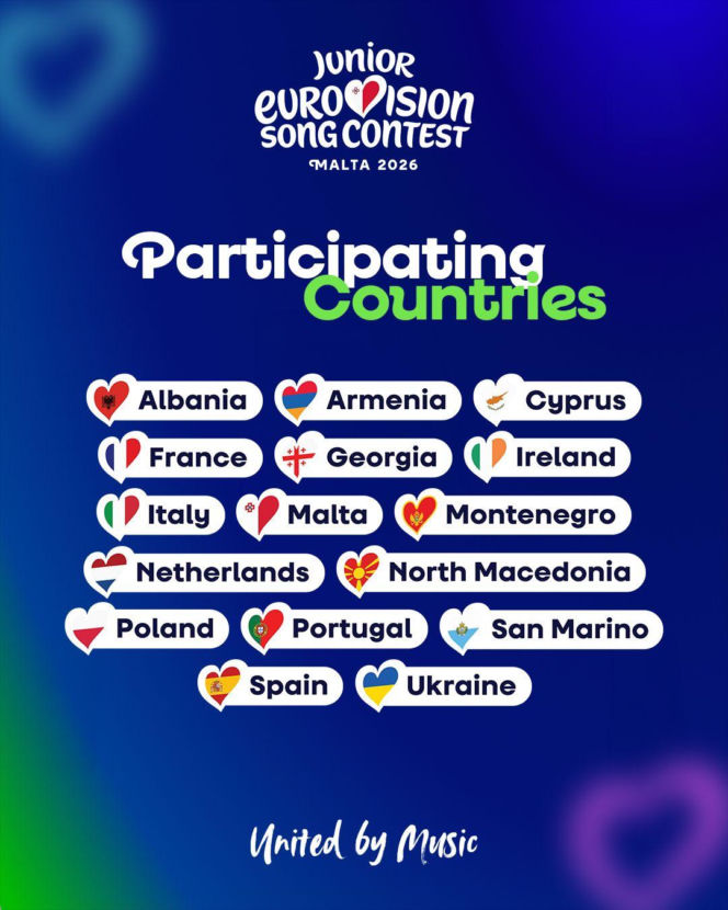 Eurowizja Junior 2026 - uczestnicy