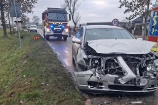Suchodół: Zderzenie dwóch samochodów, jedna osoba ranna
