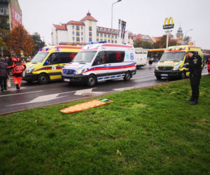 Wypadek na ul. Focha w Bydgoszczy! Wielu rannych! 