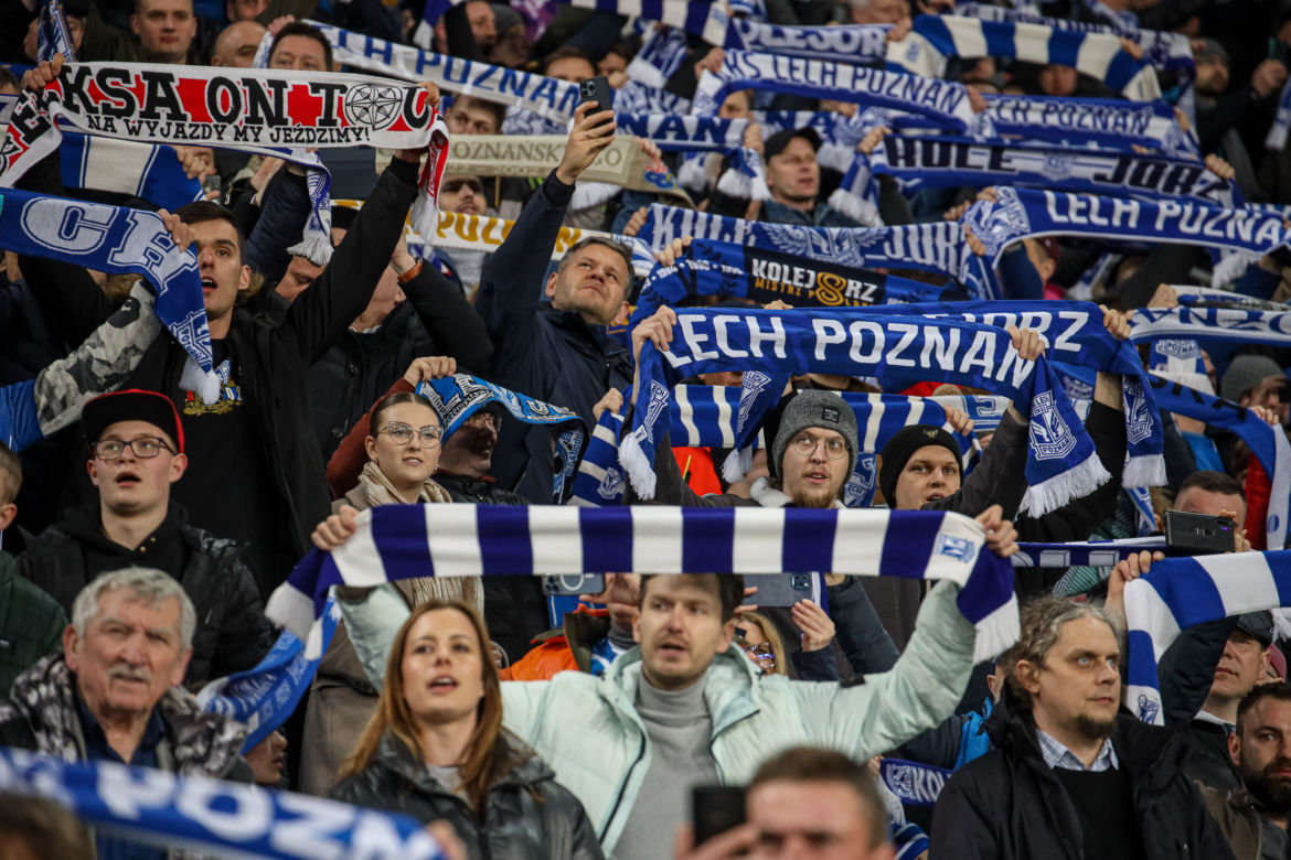 Lech - Fiorentina w obiektywie. Kibice bawili się świetnie