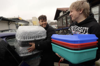 Wykupił cały sklep tuż przed świętami