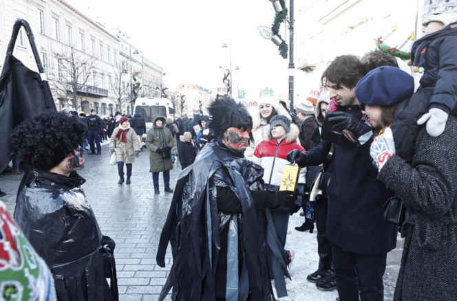 Karol i Marta Nawroccy na Orszaku Trzech Króli