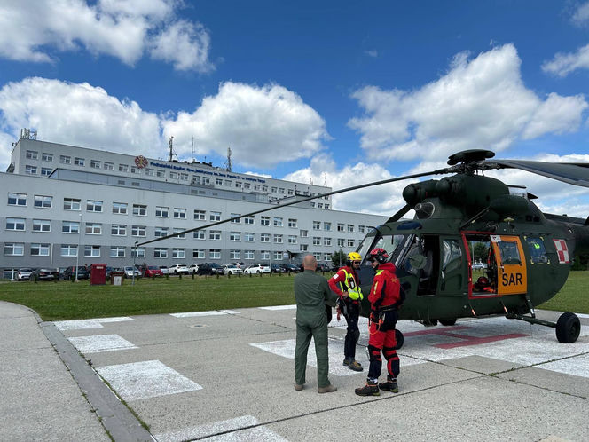 Wojskowy Sokół w Tatrach. Ratownicy TOPR ze wsparciem z Powidza