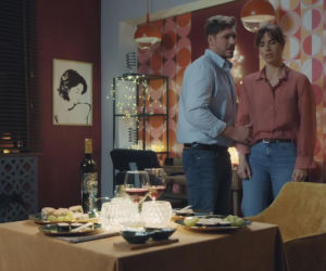 M jak miłość, odcinek 1919. Kama (Michalina Sosna), Marcin (Mikołaj Roznerski)