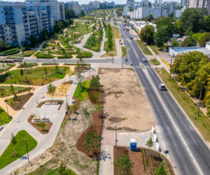 Park nad Południową Obwodnicą Warszawy w Warszawie