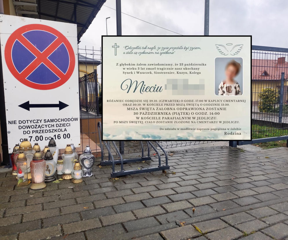 3-letni Miecio zginął potrącony przez karetkę. Przekazano informacje o pożegnaniu