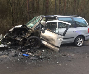 Wypadek w Ostromecku. 3 osoby przewiezione do szpitala w Bydgoszczy