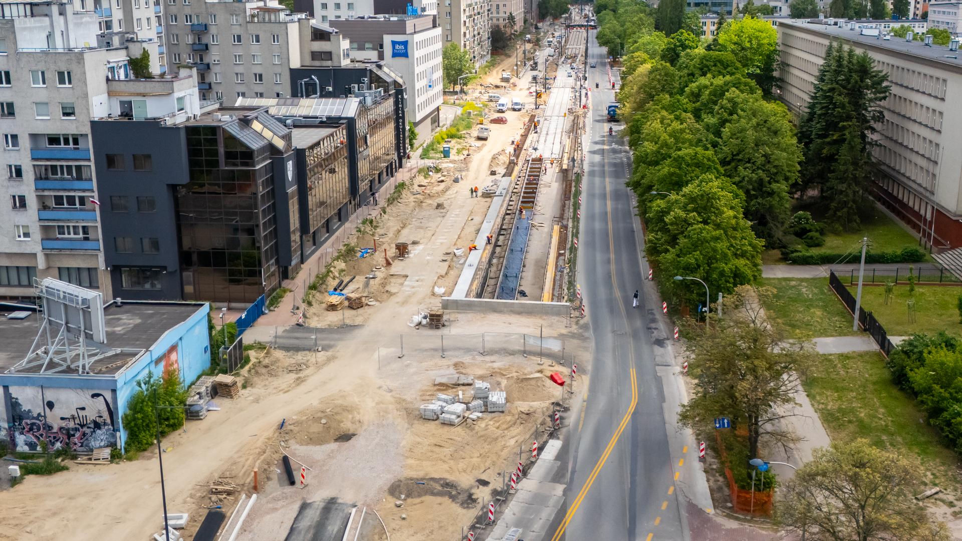 Tramwaj do Dworca Zachodniego w Warszawie – budowa w maju 2026 r.