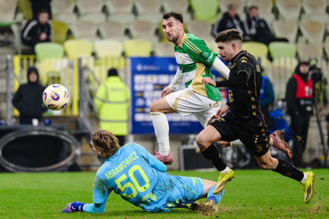 Lechia Gdańsk - Jagiellonia Białystok: Zdjęcia kibiców i zawodników z meczu 24. kolejki PKO BP Ekstraklasy