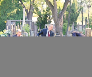 Prezes opłakuje mamę