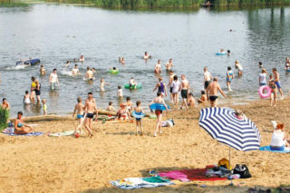 Zakaz picia nad Jeziorkiem Czerniakowskim