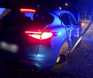Wypadek pary młodej na Bemowie