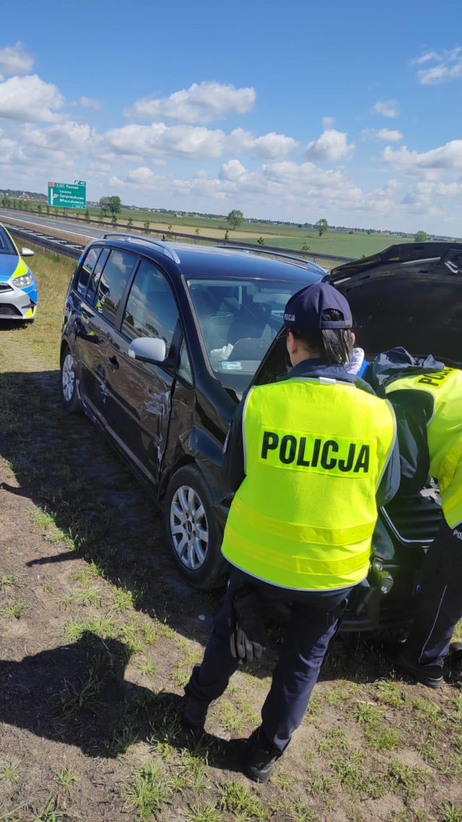 Zablokowana S5 koło Leszna. Zderzenie kilku aut na wysokości Święciechowy