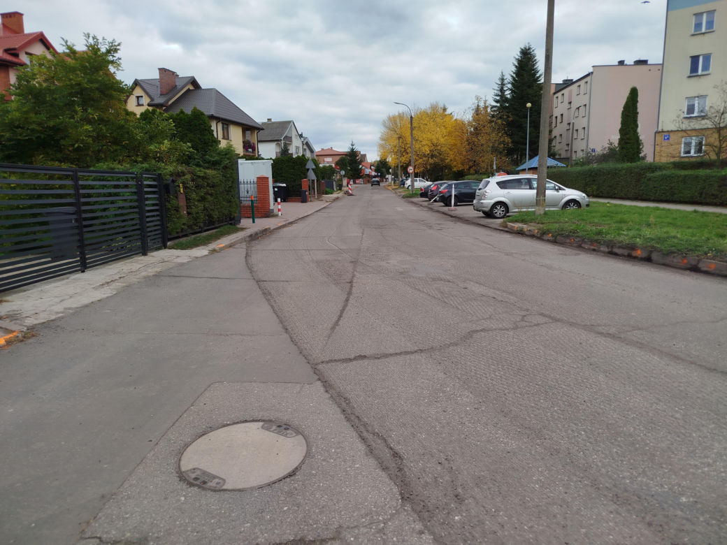 Trwa remont nawierzchni ulic Romanówka i Unitów Podlaskich w Siedlcach