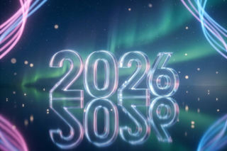 Minimalistyczne kartki noworoczne 2026