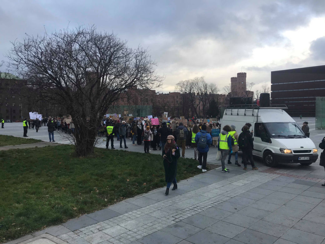 Manifestacja w obronie klimatu