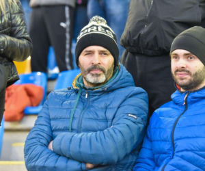 PRES Grupa Dewloperska Toruń - Abramczyk Polonia Bydgoszcz, zdjęcia kibiców i zawodników z pożegnania Adriana Miedzińskiego