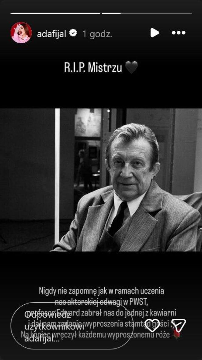 Linde-Lubaszenko nie żyje - gwiazdy i aktorzy wylewają łzy!