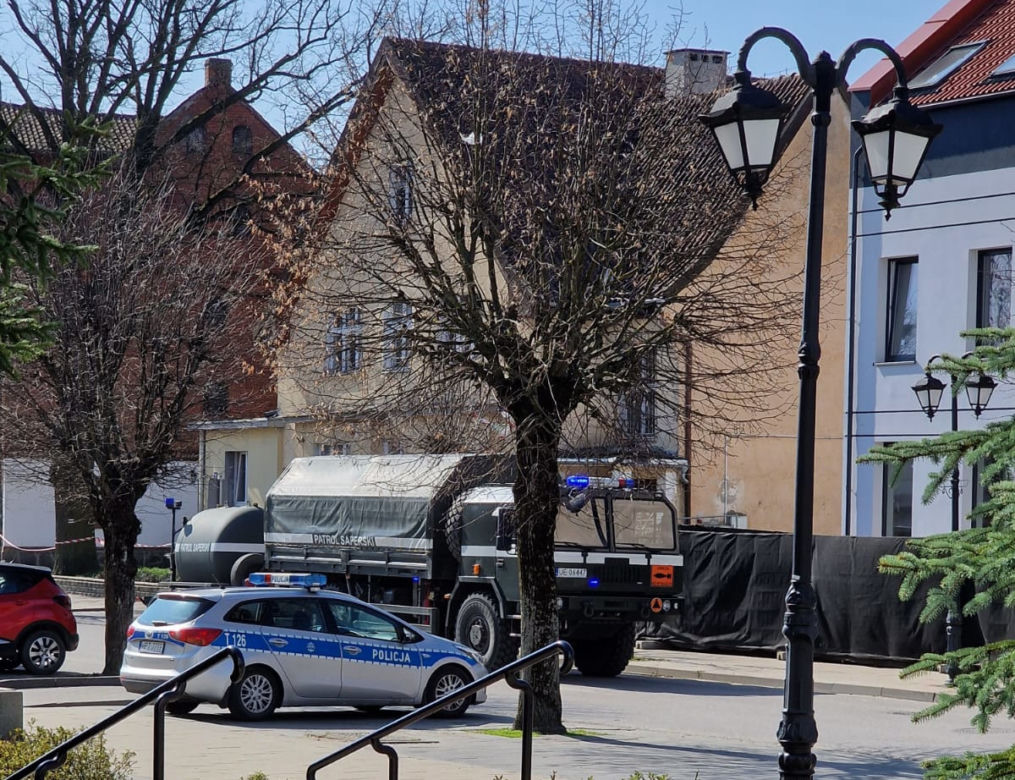 Ewakuacja kilkuset osób w Dobrym Mieście. Na budowie znaleziono niewybuchy [ZDJĘCIA]