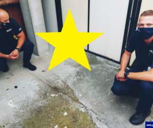 Nietypowy gość policji w Szczytnie