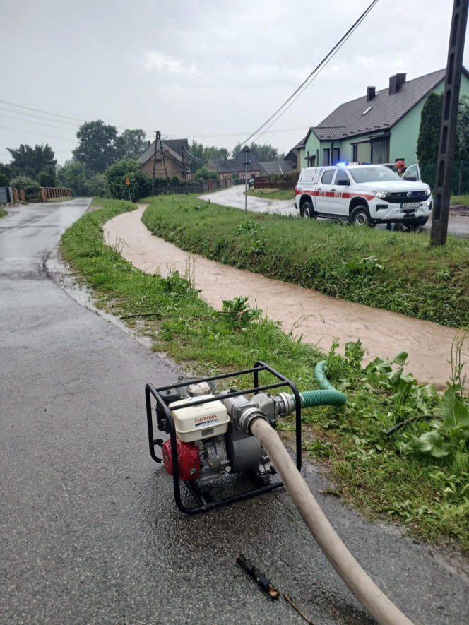 Groźne burze w Świętokrzyskiem (22.06.2026)
