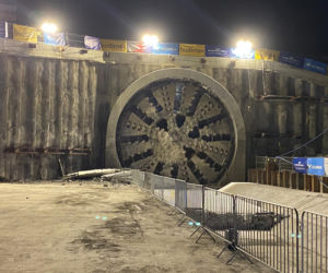 Kinga i Jadwiga pokazały moc!  Zakończyło się wiercenie tunelu kolejowego pod Pisarzową [GALERIA}