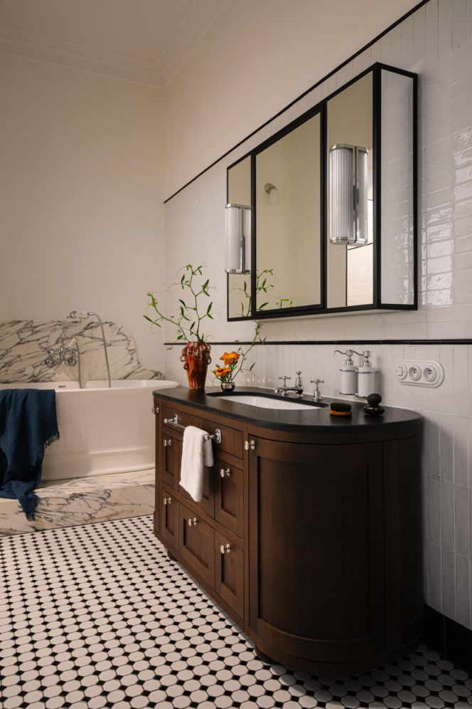 Secesyjny apartament w Poznaniu - projekt Maria Jachalska