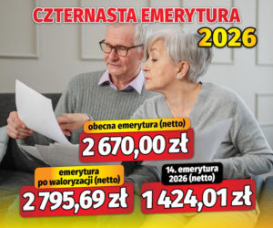 Czternasta emerytura 2026